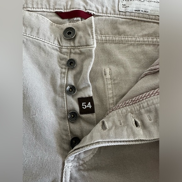 Authentic Brunello Cucinelli Men’s 5 pkt. jean Sand/Stone IT54 US38 - Picture 2 of 15